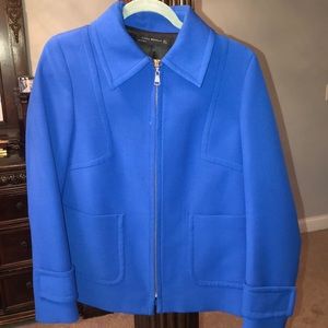 ZARA Woman Cobalt Blue Blazer Jacket